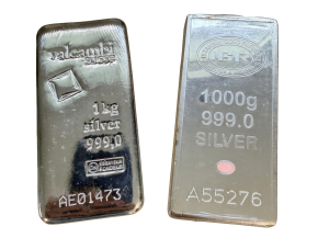 1 Kilo Silver Bar - Design Our Choice